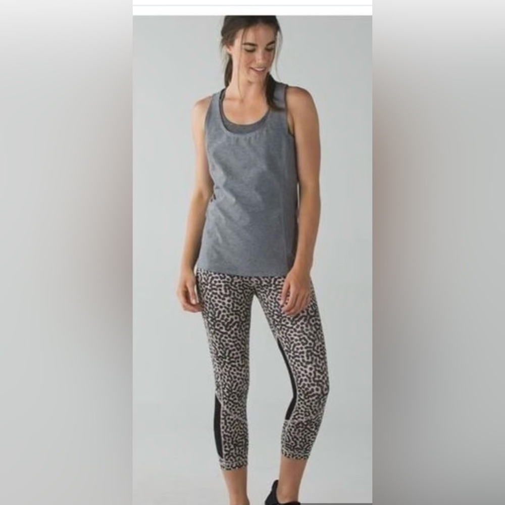 Lululemon Pace Rival Crop Leggings, Size 6 - Picture 2 of 8
